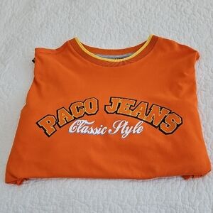 Paco Jeans Vintage Classic Style Streetwear T-Shirt Medium